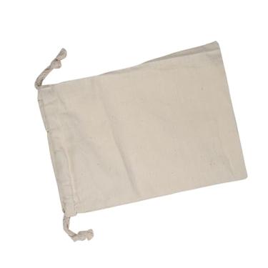 Imagem de Zerodis Sacos de Cordão de Algodão Jardinagem Doméstica Decoração de Casa Festivais Sacos de Armazenamento de Linho para Compras Ideal para Brinquedos Lavanderia Produto de Cordão de Algodão (15*20cm)