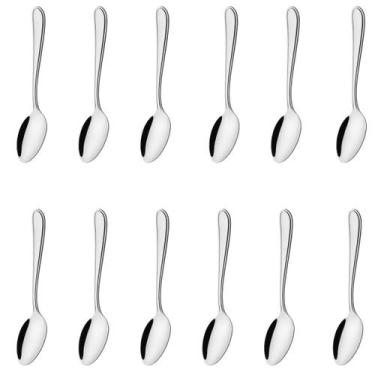 Imagem de Conjunto de 12 Pçs Colheres de Chá Inox Utensílio Elegante para Mesa P