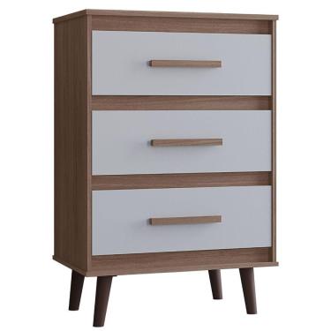 Imagem de Cômoda Mila 3 Gavetas Savana Off White Moblis