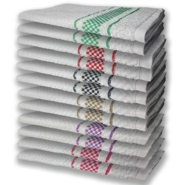 Imagem de 12 Panos De Prato Atoalhado Felpudo Premium Rs+rx+mr+pr+vm+vd