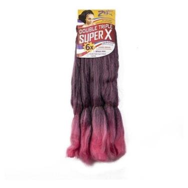 Imagem de Cabelo Super Jumbo Jumbão Tranças Box autêntico De Fabrica Cor:tib-pink