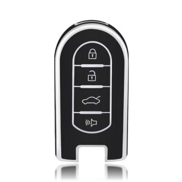 Imagem de Capa para chave de carro de TPU compatível com Toyota Rush Daihatsu Tanto LA600S LA800S LA610S LA150S Perodua acessório protetor de chave (acessório de reposição, não OEM)