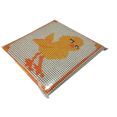 Imagem de Kit para iniciantes em bordado em tela, incluindo fios, agulhas e manual de tapeçaria com meia agulha(006)