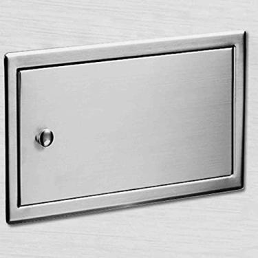 Imagem de Suporte de papel higiênico embutido de aço inoxidável para banheiro, hotel, cozinha, suporte de papel higiênico, caixa de lenços brilhosa/escrita