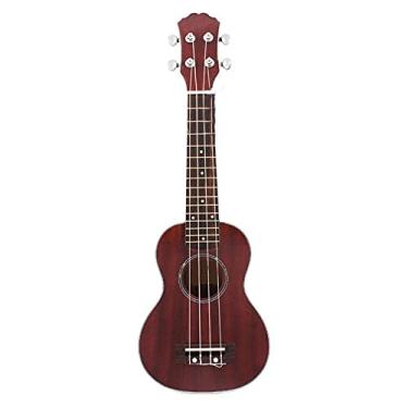 Imagem de Ukulele infantil Ukulele 21 polegadas concerto 4 cordas instrumentos musicais madeira abeto havaiano ukulele pequeno guitarra ukelele acessórios (cor: 2)