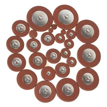 Imagem de Acessórios de saxofone, 25 peças, 4,8 mm de espessura, almofadas de couro laranja duráveis profissionais para saxofone alto