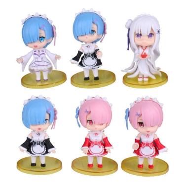 Imagem de Toy Figure Re: ZERO Starting Life in Another World, conjunto de 6 unidades