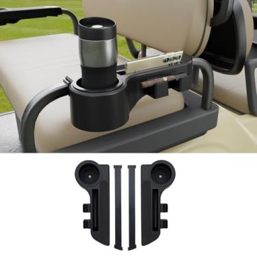 Imagem de Kingna Apoio de braço para carrinho de golfe equipado com suporte de telefone para descanso de charutos universal adequado para EZGO/Club Car/Yamaha e mais, serve para armação de tubo quadrado de 2,5