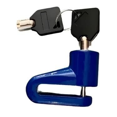 Imagem de Trava de Disco Cadeado Motocicleta Freio Segurança - Resistente e Compacta, Protege Contra Furtos