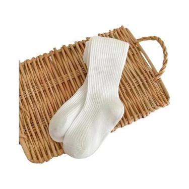 Imagem de Leggings De Algodão Para Meninas, Meias Calças Para Crianças De 1 a 9 