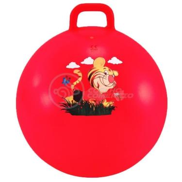 Imagem de Bola De Saltar Pula Pula Infantil Brinquedo 35Cm - Vermelho