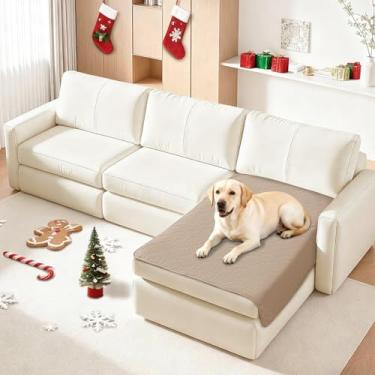 Imagem de CYCMACO Cobertor impermeável para cães, capa de cama macia antiderrapante, lavável para cães, protege sofá, móveis, caixa, carro, cobertor resistente a rasgos para animais de estimação (101 x 127 cm