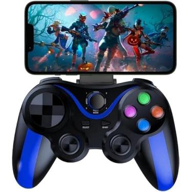 Imagem de Controle de Jogo Gamepad para Celular, Joystick Wireless, Bluetooth, Android, PC