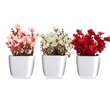 Imagem de KIT CEREJEIRAS VASO QUADRADO