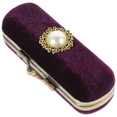 Imagem de Alipis Bolsa organizadora de batom, estojo organizador de batom macio, organizador de maquiagem, espelho