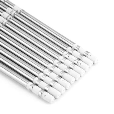 Imagem de Cryfokt Conjunto de Pontas de Ferro de Solda FX-951, Cobre Sem Oxigênio de, 10 Tipos de Pontas, Resistente Ao Calor, Adequado para Trabalhos de Soldagem Em Temperatura Mais Baixa (Pacote de 10)
