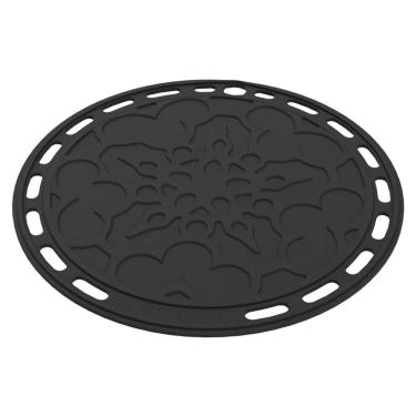 Imagem de Suporte de Silicone Mandala Preto Black Onix Le Creuset