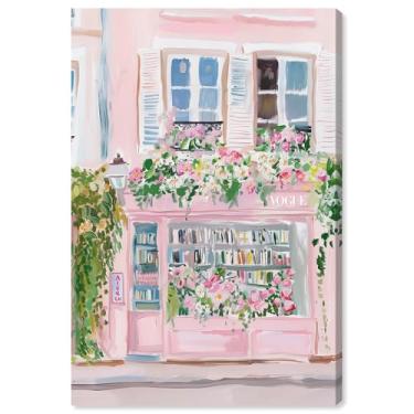 Imagem de Art Remedy Impressão moderna pastel em tela Little Magazine Store, embrulhada em galeria, 25 x 38 cm