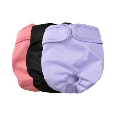 Imagem de Fraldas Reutilizáveis E Laváveis Para Cães Fêmeas, Calcinhas Ajustávei