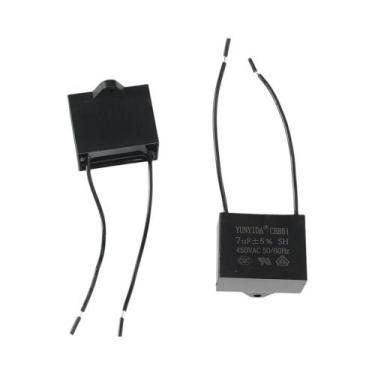 Imagem de Kit De Capacitores CBB61 10UF 3 Peças 450V Para Motor De Ventilador De