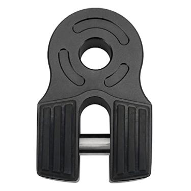 Imagem de Acouto Suporte de Manilha de Guincho Universal Com Capacidade de 30.000 Libras - Pino de Ferro e Proteção de Borracha, ATV, UTV, SUV e Picapes Ideais, Manilhas e Anéis Macios Perfeitos (Preto)