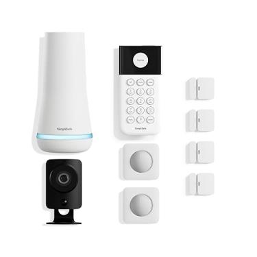 Imagem de SimpliSafe Sistema de segurança residencial sem fio de 9 peças com câmera HD - Monitoramento profissional opcional 24 horas por dia, 7 dias por semana, sem contrato - compatível com Alexa e Google