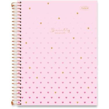 Imagem de Caderno 10X1 Capa Dura Sweetly 2 em 1 com Planner 168 Folhas Pacote co