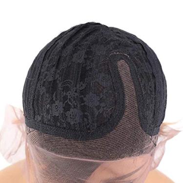 Imagem de Ymiko Peruca Sintética Encaracolada Curta, Perucas de Cabelo de Calor Macio para Mulheres Com Rede de Rosas, Bob Elegante para Festa de Halloween, Cosplay, Uso Diário (Cores sortidas)