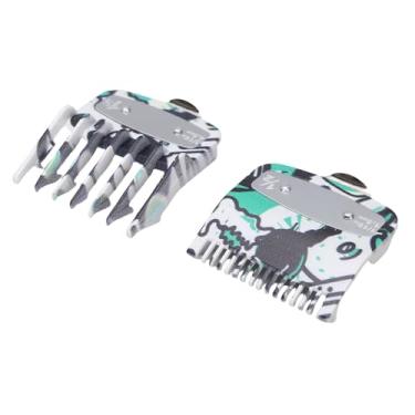 Imagem de ZJchao Substituição de Protetores de Cortador de Cabelo 2 Peças de Protetores de Aparador de Cabelo Com Marcações Numeradas Design de Dentes Redondos de Calor Leve para Estilo de