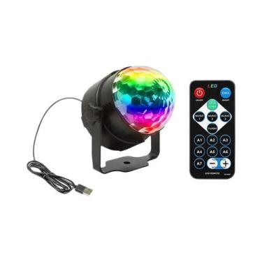 Imagem de Luz Disco LED RGB Rotativa Para Festas, Show De Laser Para Clubes, Lâm