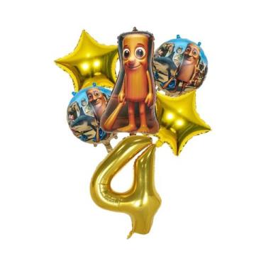 Imagem de Balões De Alumínio Para Festa De Aniversário Infantil Com Tema Italian