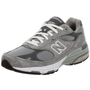 Imagem de New Balance Made in Us 993 V1 Tênis de corrida masculino, Cinza/branco, 7 X-Wide