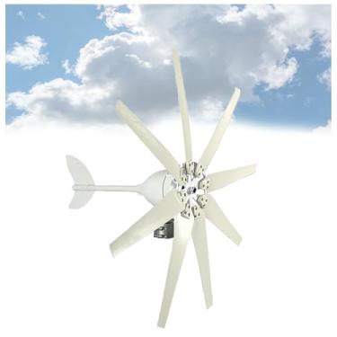 Imagem de Gerador De Turbina EóLica,Kit De GeraçãO De Energia EóLica DoméStica De 400w,12v, 24v,48v,Com Controlador,Adequado Para Sistemas De Monitoramento De IluminaçãO PúBlica Residencial