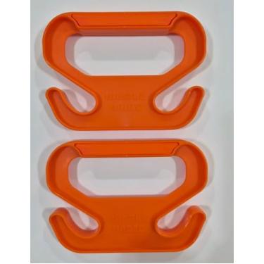 Imagem de Handle Magic Ergo (2 unidades) Bolsa ergonômica com aderência confortável, design pendente de patente, plástico moldado por injeção resistente, feito nos EUA – Suporte reutilizável para sacola de