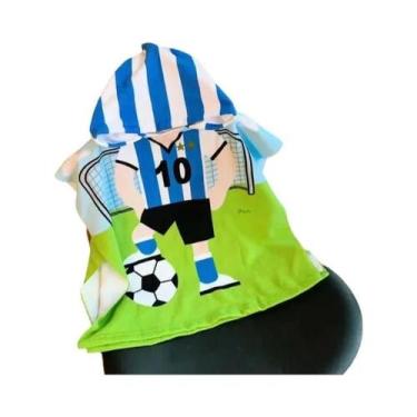 Imagem de Roupão de Bebê com Capuz de Algodão - Design de Astronauta - Acolhedor