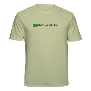 Imagem de Camiseta Arte Suave Brazilian Jiu Jitsu Cor:CáquiTamanho:M, Caqui, M