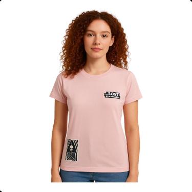 Imagem de CAMISETA LOST LAVADA STONE DIE HAPPY-Feminino