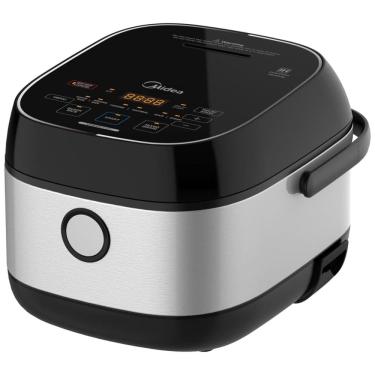 Imagem de Panela de Arroz Elétrica 3L com Aquecimento por Indução e Cesto Antiaderente, 110V 1130W, Midea, Prata