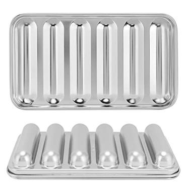 Imagem de Molde de Salsicha Aço Inoxidável 304 Cachorro-Quente Suplemento Alimentar para Bebê Carne com Tampa Alta Temperatura Fác