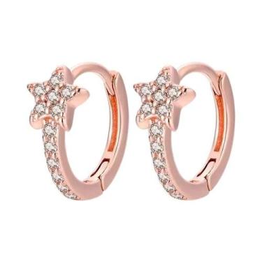 Imagem de Brincos De Argola Minimalistas Em Prata Esterlina 925 Com Fecho De Zir