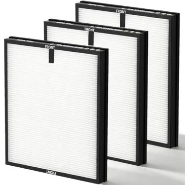 Imagem de 3 pacotes de filtro de substituição para purificador de ar HAP603 para purificador de ar ECOSELF HAP603 HAP603WF, filtro de purificador de ar 3 em 1, casa, escritório, filtragem H13 HEPA, # RFHAP603