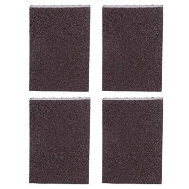 Imagem de Esponja de limpeza Esponja de cozinha Ferramenta de limpeza de pratos 4 unidades Purificador resistente com partículas de carboneto de silício de óxido de alumínio para casa