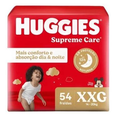 Imagem de Fralda Infantil Huggies Supreme Care Tamanho Xxg Com 54 Un