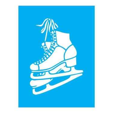 Imagem de Stencil Tamako Patins - 15X20Cm - Ref A2433