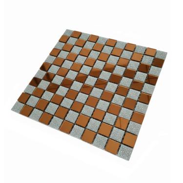 Imagem de Pastilha Vidro Adesiva de Parede Banheiro Cozinha  Salao Casa Autocolante Resistente