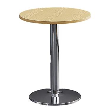 Imagem de Mesa redonda pequena multiuso - ideal para famílias pequenas - Mobiliário elegante para uso doméstico e comercial - Varanda versátil para quarto e bar/mesa de chá - perfeita para jantar, sala de estar