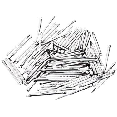 Imagem de Pregos de cimento, pinos de parede pregos para marcenaria pregos de aço sem cabeça, pregos de aço sem cabeça para rodapé (3 cm)