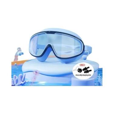 Imagem de Óculos De Natação Com Lentes Grandes Antiembaçantes E Proteção UV, Imp
