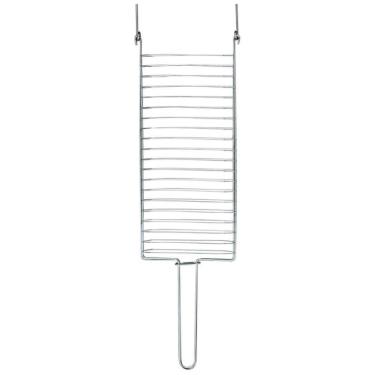 Imagem de Kit Preparo Churrasco 4Pcs Churrasqueira Grelha Espeto 65Cm