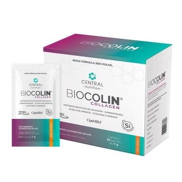 Imagem de Biocolin Collagen Verisol 7g 30 Sachês Central Nutrition-Unissex